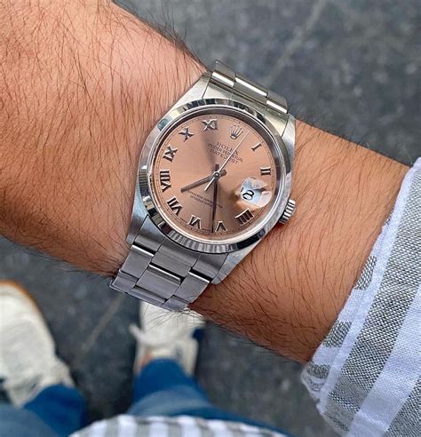 vintage rolex salmon dial|The Beauty in Rolex Salmon Dials .